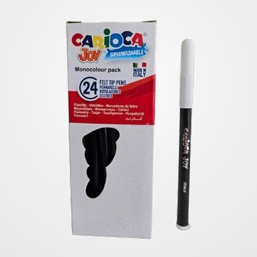 ROTULADOR FIBRA CARIOCA JOY  NEGRO