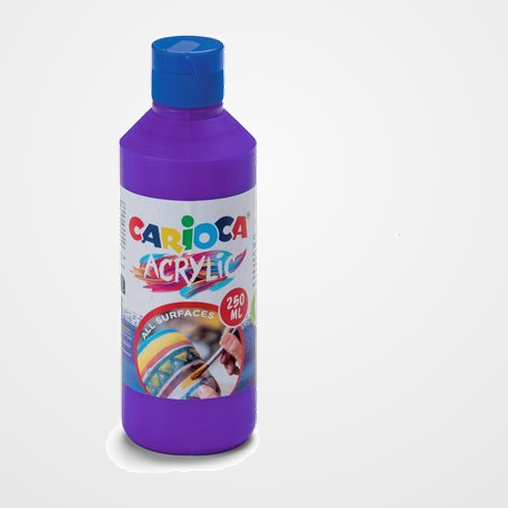 TEMPERA CARIOCA ACRILYC LIQUIDA 250 ml (botella) FUCSIA