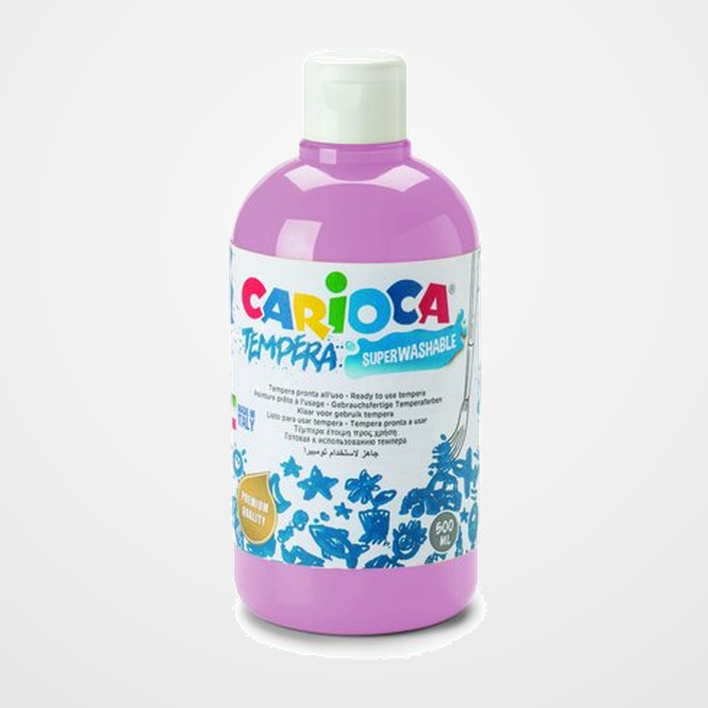 TEMPERA CARIOCA LIQUIDA 500 ml (botella) ROSA