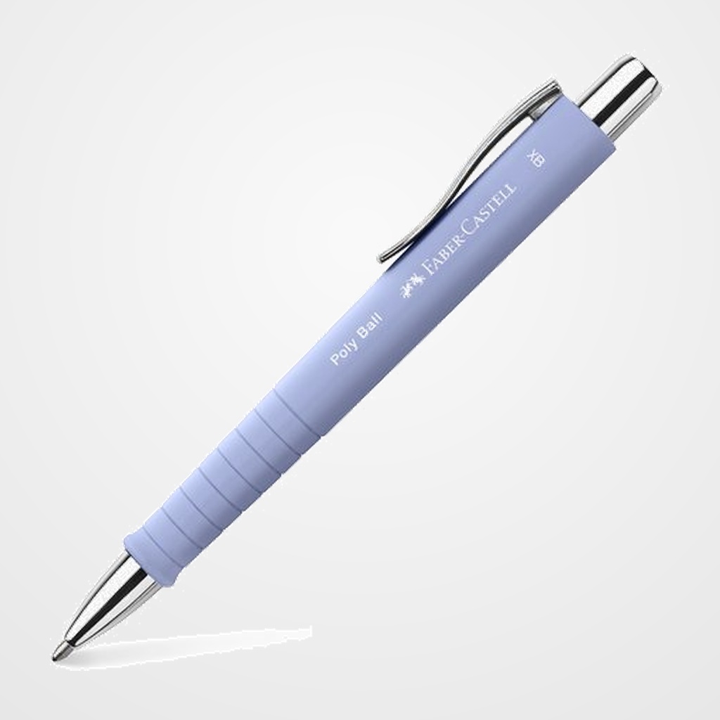 BOLIGRAFO FABER-CASTELL POLY BALL XB IRIS PALIDO