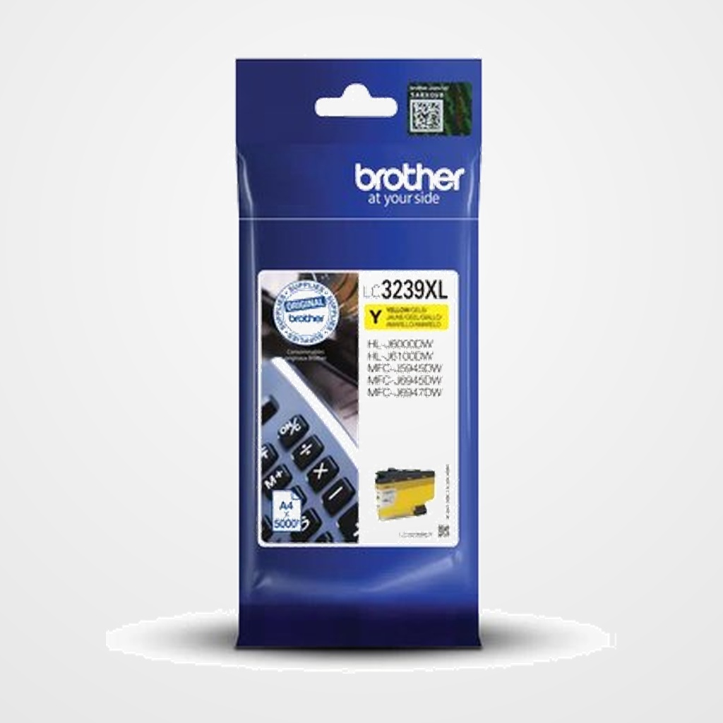 CARTUCHO INKJET BROTHER LC-3239XLY AMARILLO MFC-J5945DW/J6945DW/ HL-J6000DW (5000 PAG.)