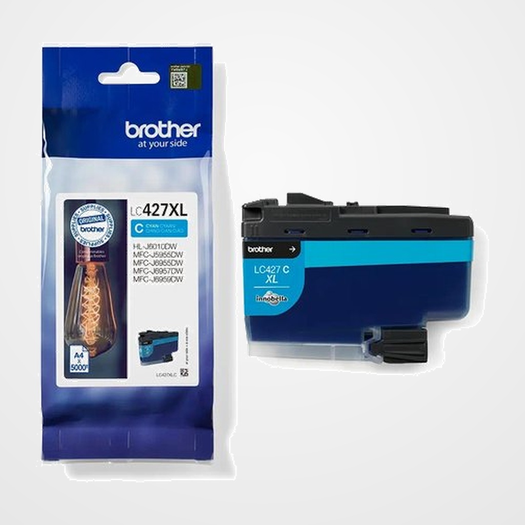 CARTUCHO INKJET BROTHERLC-427XLC CIAN MFCJ5955DW, MFCJ6955DW (5.000 PAG.)