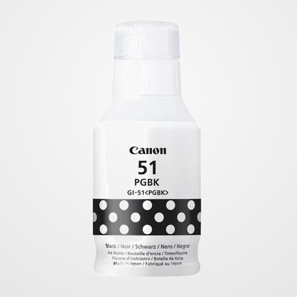 CARTUCHO INKJET CANON GI-51 G1520 G2520 G3520 G3560 BOTELLA NEGRO (4529C001)