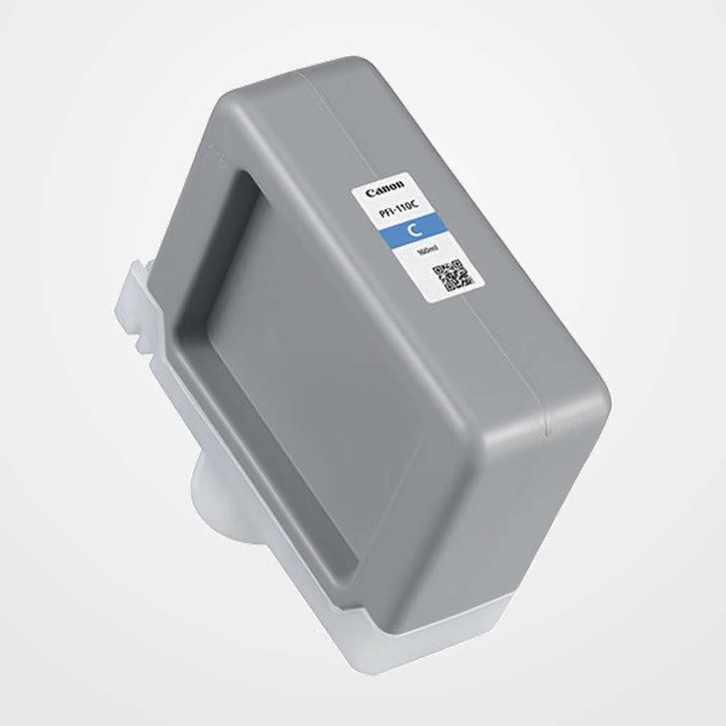CARTUCHO INKJET CANON PFI-110C TX-2000/3000/4000 CIAN 160 ML. (2365C001AA)