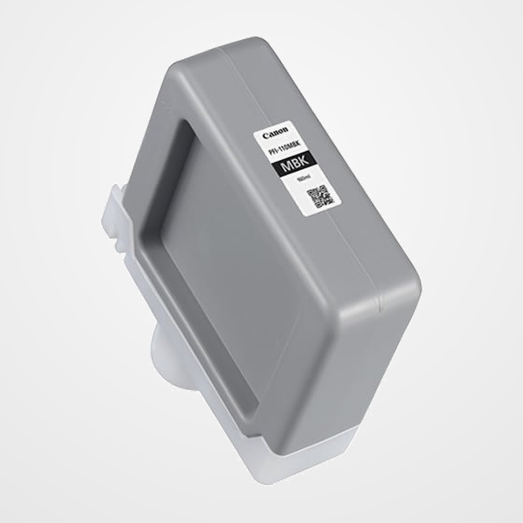 [41201239] CARTUCHO INKJET CANON PFI-110MBK TX-2000/3000/4000 NEGRO MATE 160 ML. (2363C001AA)