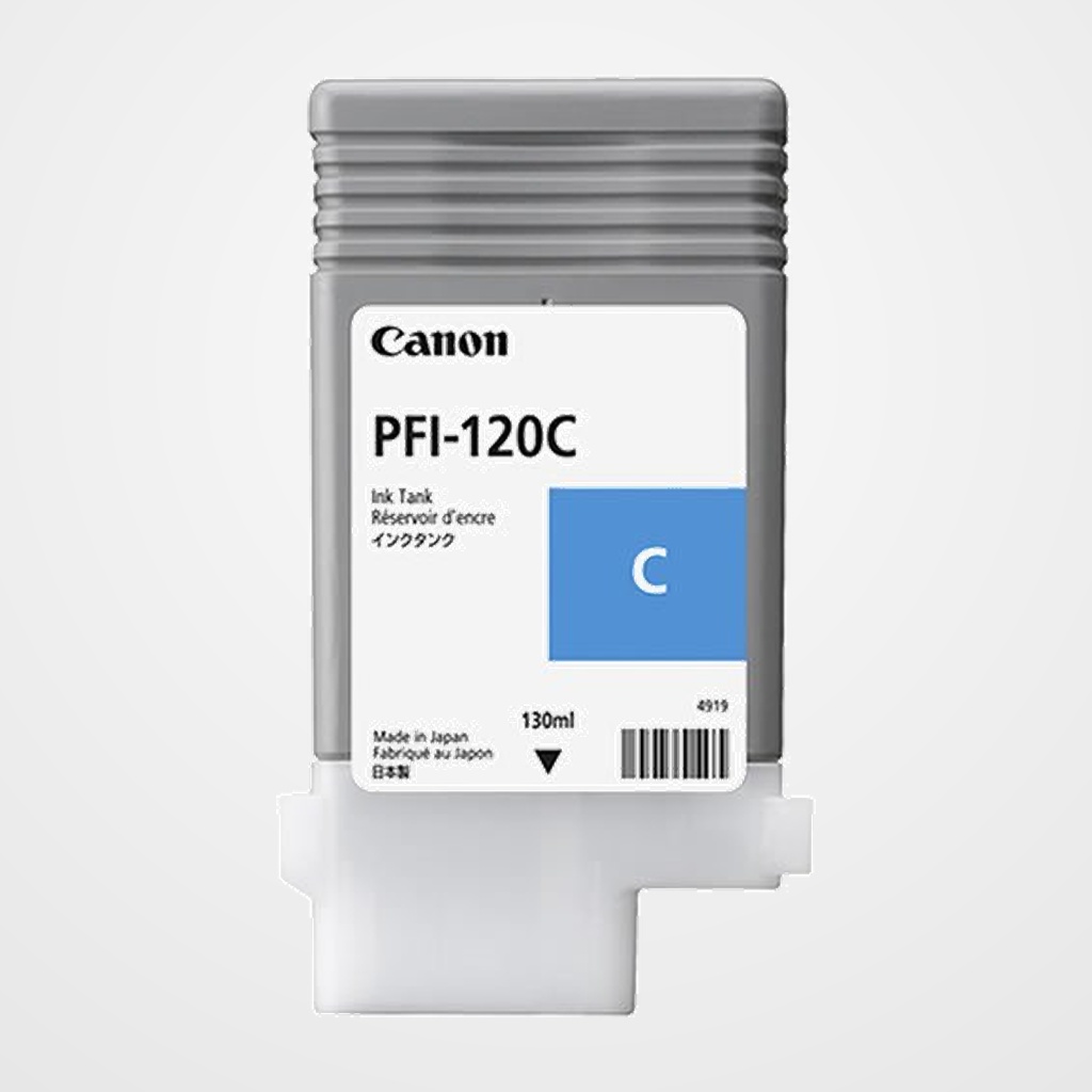 CARTUCHO INKJET CANON PFI-120C CIAN TM-200/205/300/305 130 ML (ref. 2886C001)