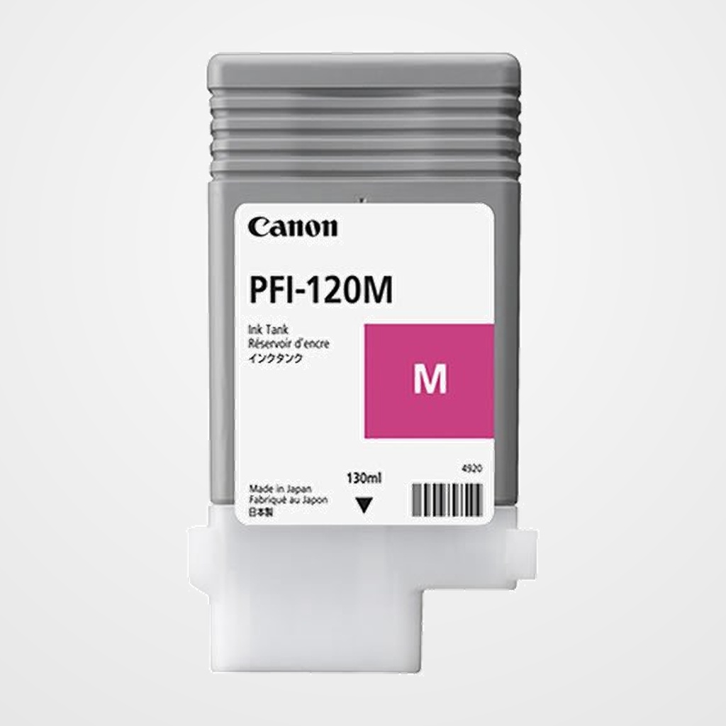 CARTUCHO INKJET CANON PFI-120M MAGENTA TM-200/205/300/305 130 ML (ref. 2887C001)