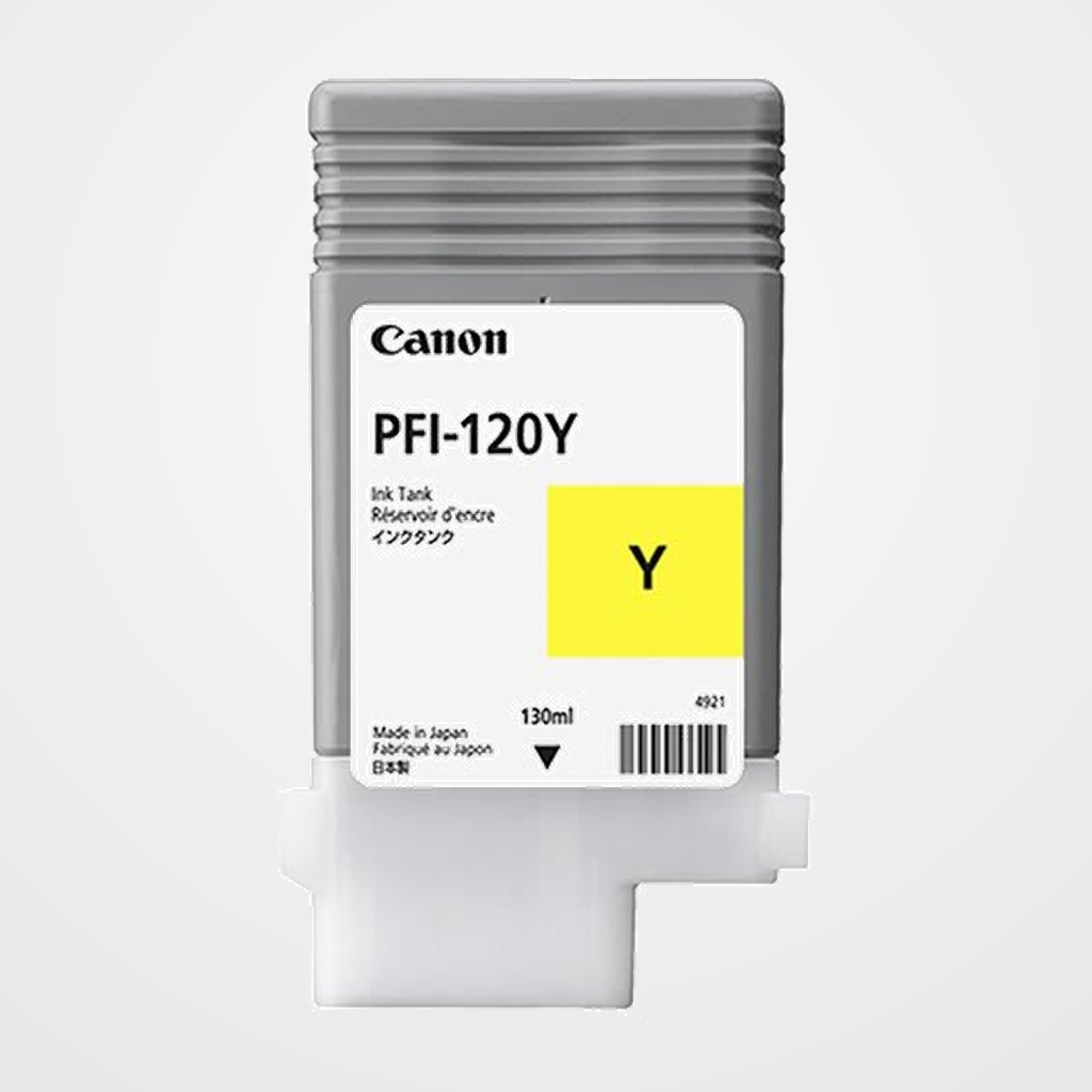 CARTUCHO INKJET CANON PFI-120Y AMARILLO TM-200/205/300/305 130 ML (ref. 2888C001)