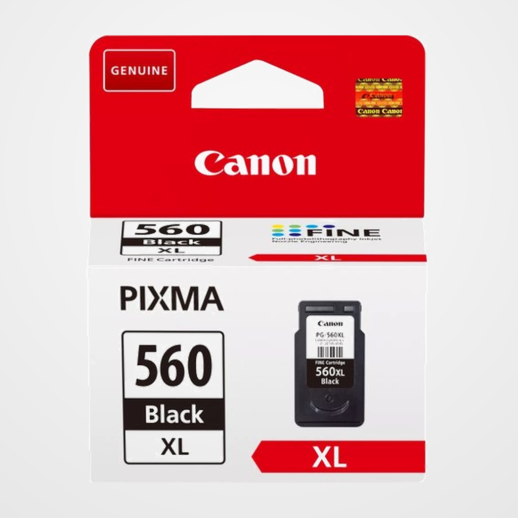 [41201246] CARTUCHO INKJET CANON PG-560XL NEGRO PIXMA TS5350/TS5351/TS5352/TS5353 (3712C001)