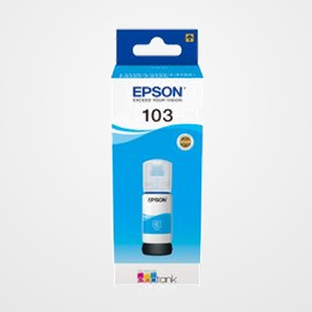 [41101474] CARTUCHO INKJET EPSON T00S24A ECOTANK 103 L3151 CIAN 65ML