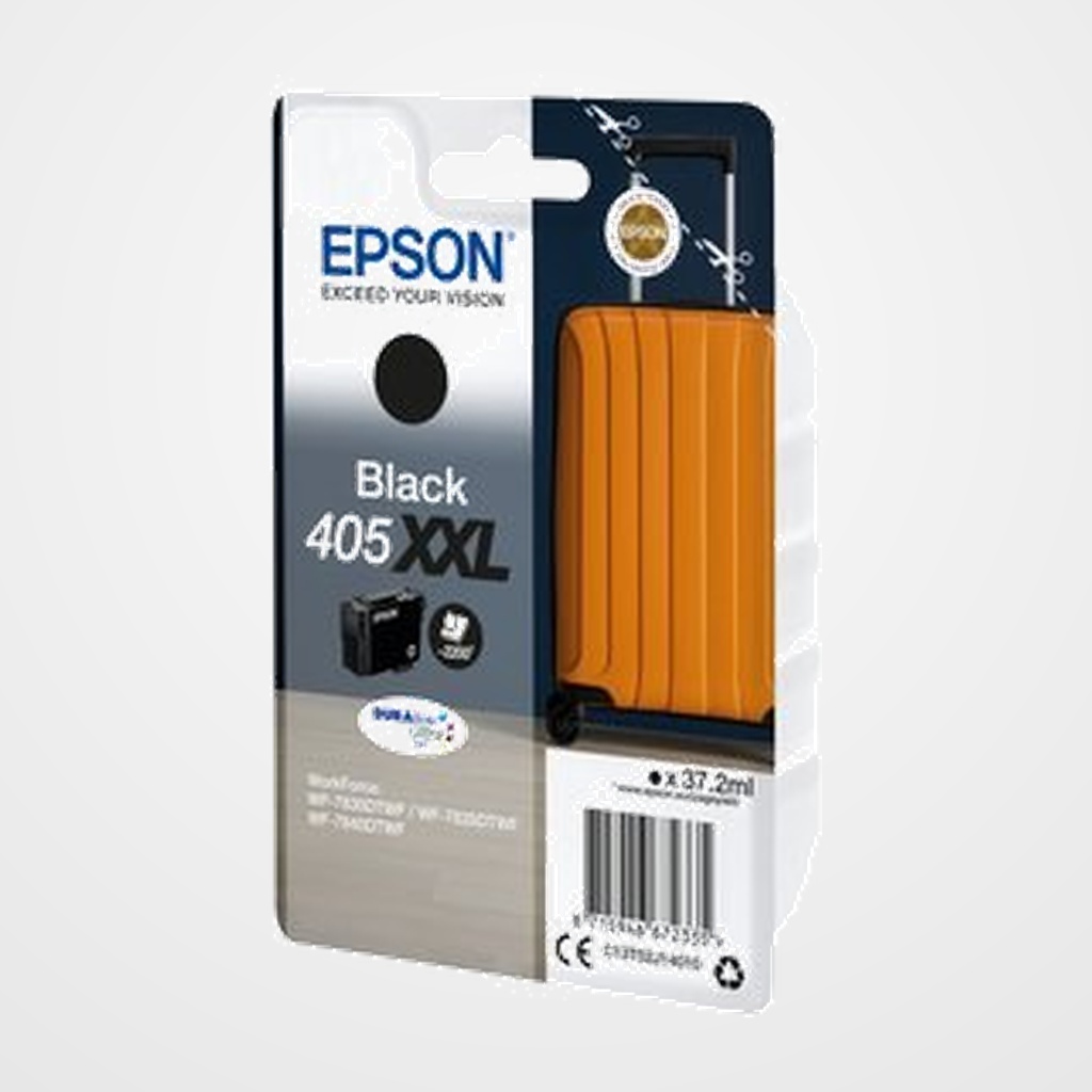 CARTUCHO INKJET EPSON T02J140 Nº405XXL WF-7830DTWF/7835DTWF/7840DTWF/3820DWF/3825DWF/4820DWF/4825DWF/4830DTWF NEGRO 37,2 ml