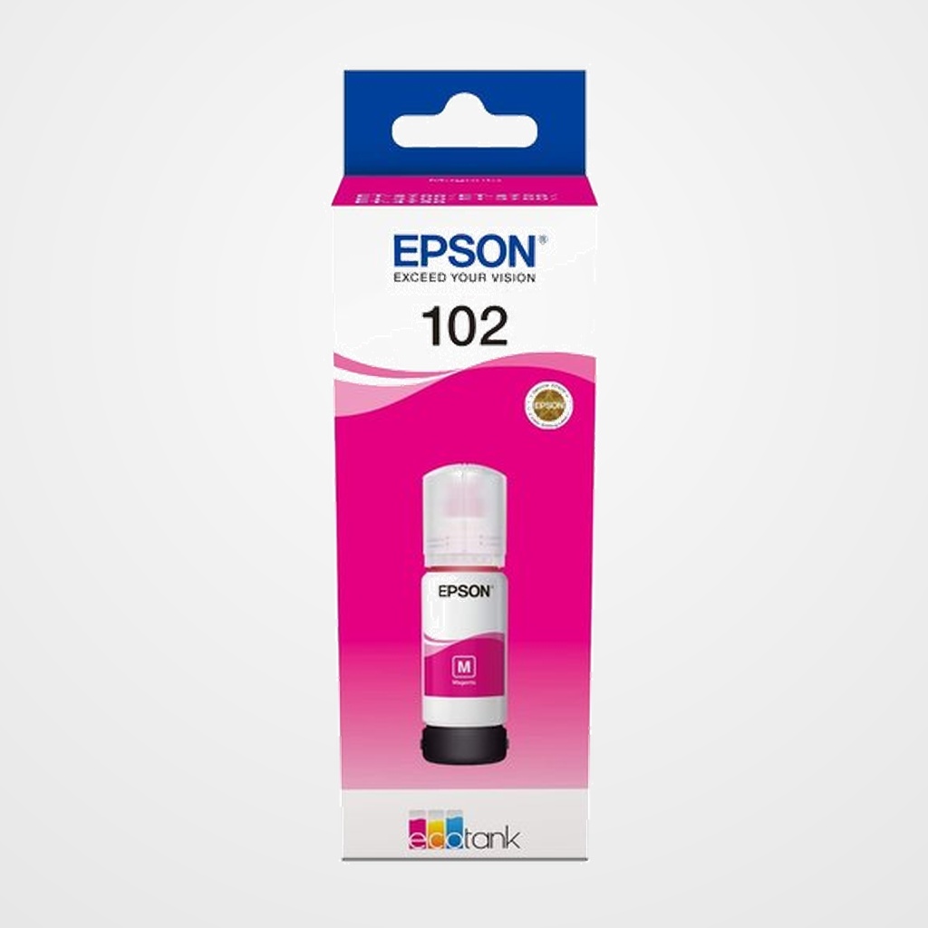 CARTUCHO INKJET EPSON T03R340 Nº102 ECO TANK ET-2700/2750/3700/3750/4750 MAGENTA 70ML