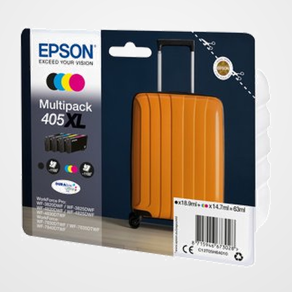 CARTUCHO INKJET EPSON T05H640 Nº405XL WF-7830DTWF/7835DTWF/7840DTWF/3820DWF/3825DWF/4820DWF/4825DWF/4830DTWF MULTIPACK