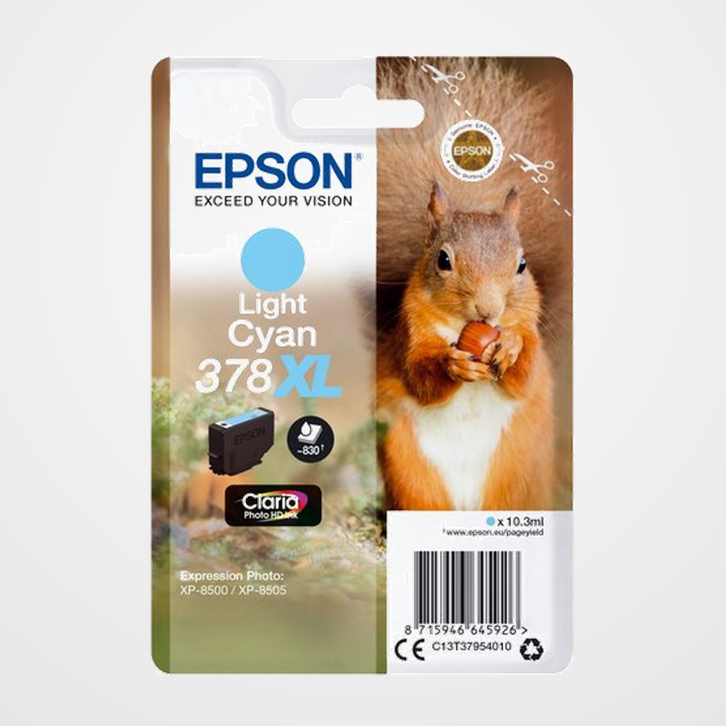 CARTUCHO INKJET EPSON T379540 Nº378XL EXPRESSION PHOTO XP-15000/8500/8600 CYAN CLARO PHOTO 9.3ML