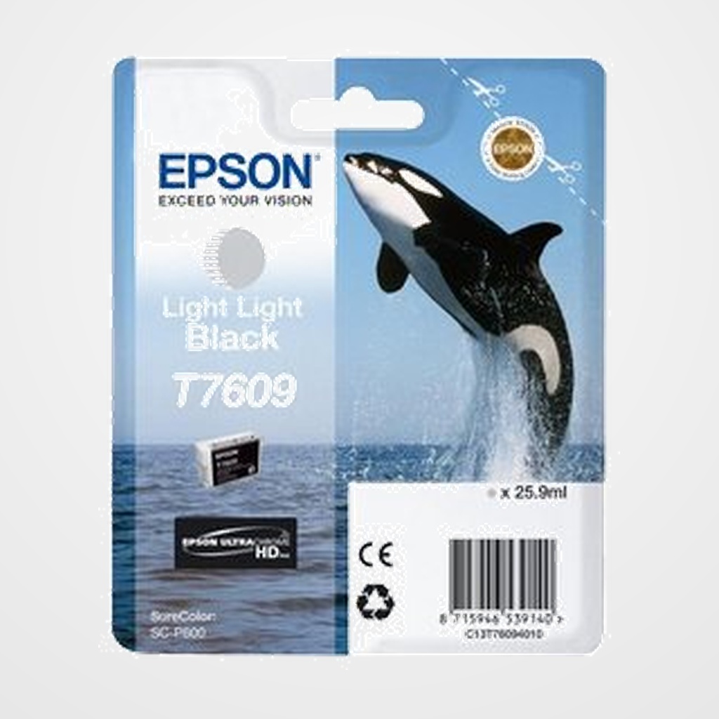 CARTUCHO INKJET EPSON T760940 SURECOLOR SC-P600 GRIS CLARO 25.9ML