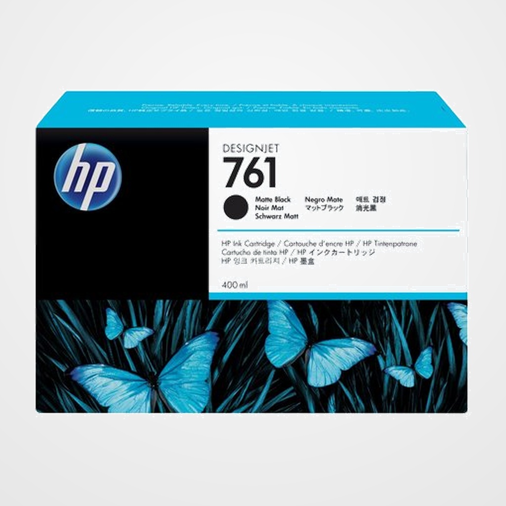 CARTUCHO INKJET HP CM991A Nº 761 DESIGNJET T7100 NEGRO 400ML