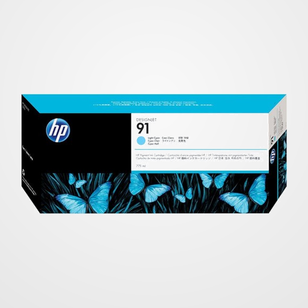 [41001482] CARTUCHO INKJET HP C9471A Nº91 DESIGNJET Z6100 CIAN CLARO 775ML