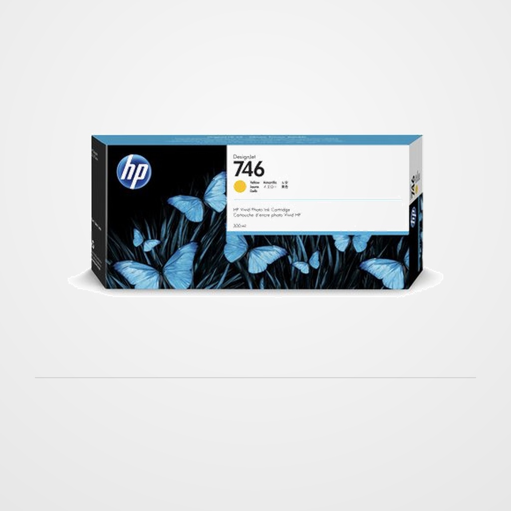 CARTUCHO INKJET HP P2V79A Nº746 DESIGNJET Z6/Z9 AMARILLO 300 ML