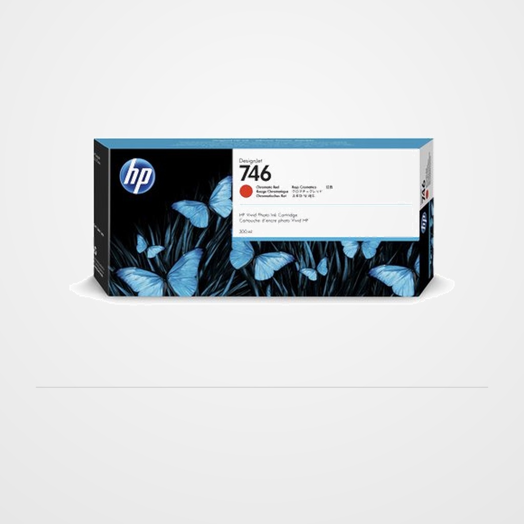 CARTUCHO INKJET HP P2V81A Nº746 DESIGNJET Z6/Z9 ROJO 300 ML