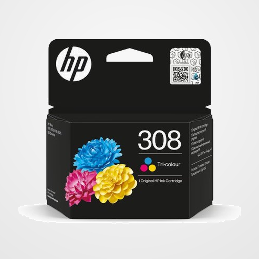 CARTUCHO INKJET HP 7FP20UE Nº308 DESKJET 4310/4330/2920/2923 /ENVY 6100 65% PLASTICO RECICLADO TRICOLOR 120 PÁG.