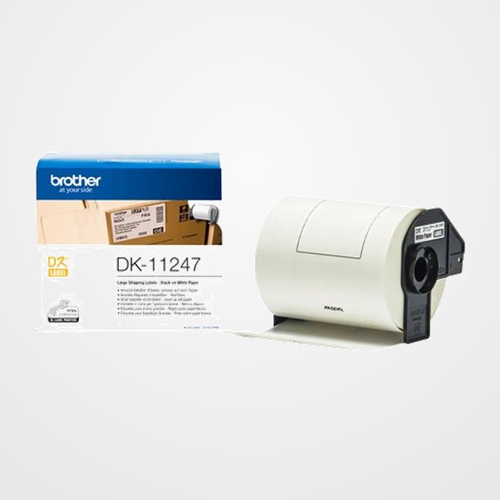 [16701120] ETIQUETAS BROTHER PRECORTADA PAPEL BLANCO 103x164 mm ROLLO 180 uds.(DK11247)