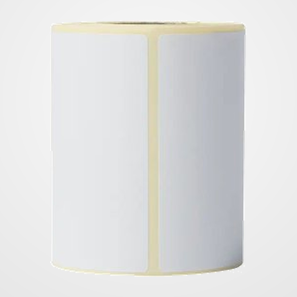 [16701205] ETIQUETAS BROTHER PRECORTADA PAPEL TERMICO BLANCO 44x76 mm ROLLO 400 uds.(BDE1J044076066) CAJA DE 8
