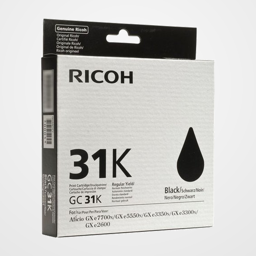 [41901697] INK JET RICOH  GC-31BK GX3300 NEGRO