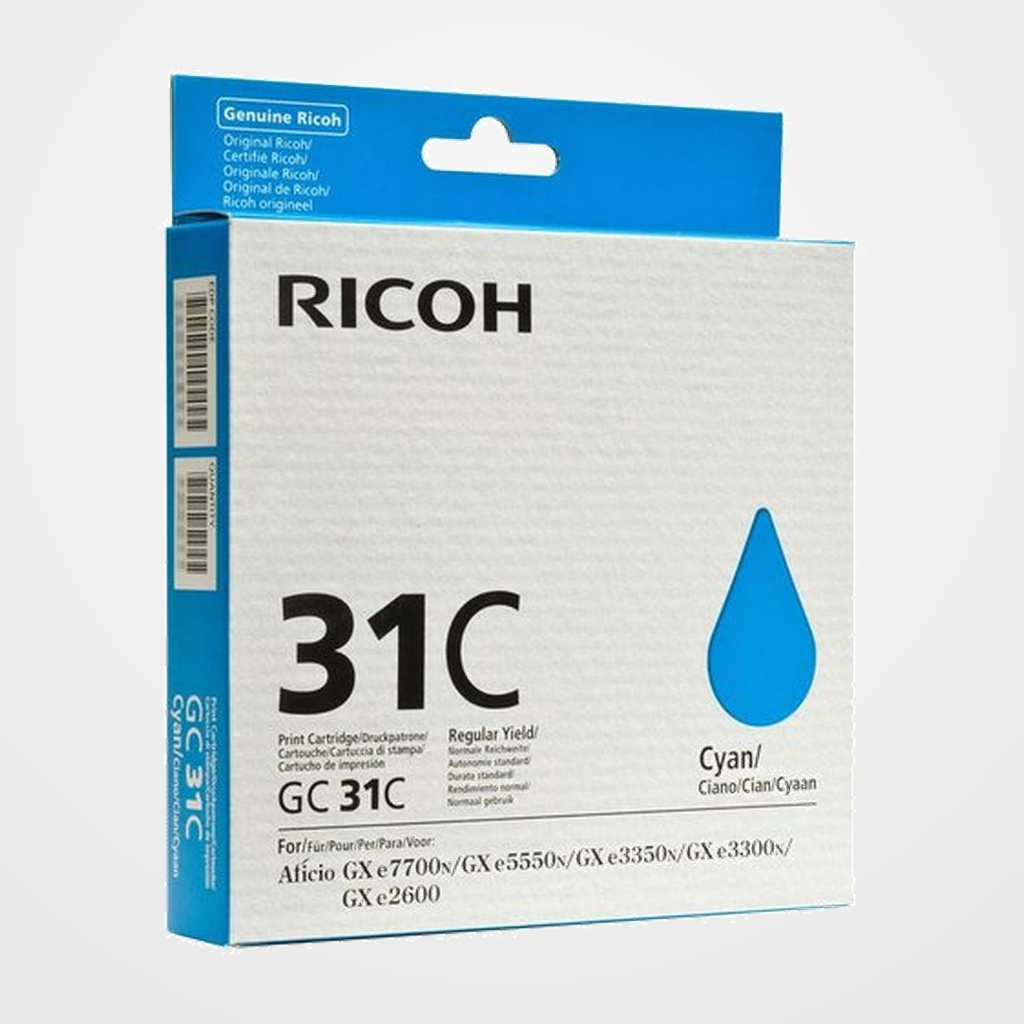 INK JET RICOH  GC-31C GX3300 CIAN
