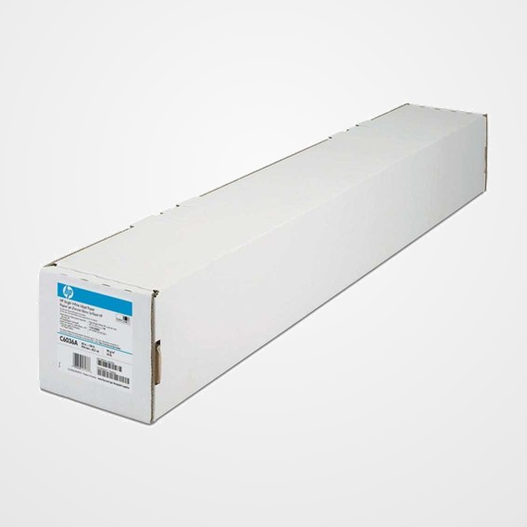PAPEL BLANCO BRILLANTE INKJET HP 914mm x 45,7m (36 ) 1 rollo