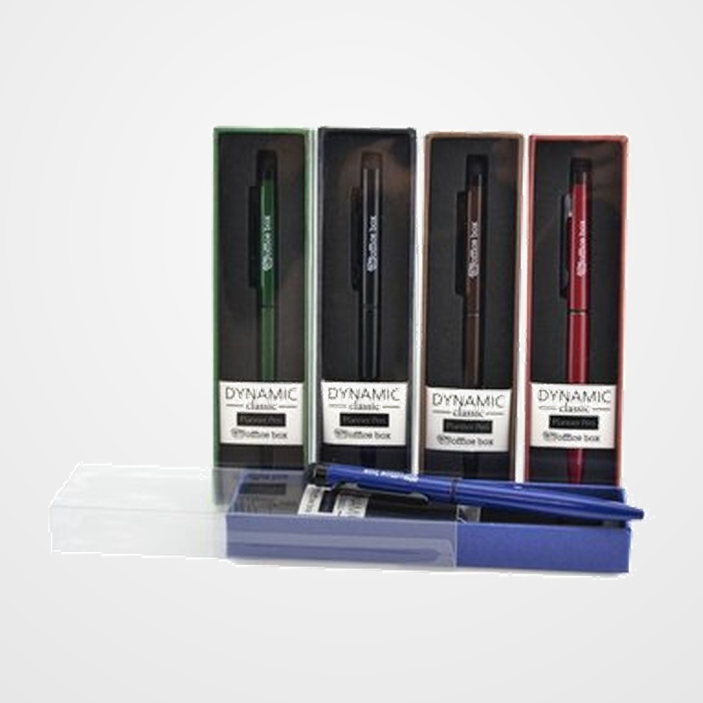 BOLIGRAFO OFFICE BOX DYMANIC COLORS con STYLUS SURTIDO de 10 (5 col.)