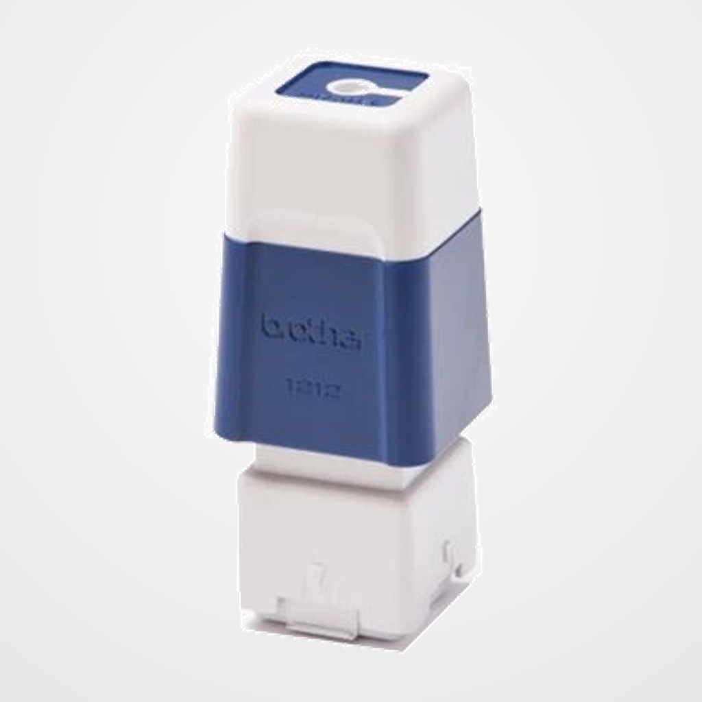 SELLO PERSONALIZ. ent.AUT. BROTHER 12x12 mm. AZUL