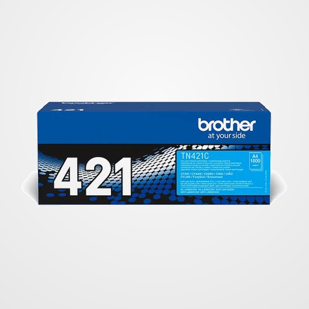 TONER BROTHER TN-421C DCP-L8410CDW/L8410CDWT, HL-L8260CDW/L8360CDW/L8360CDWMT, MFC-L8690CDW/L8900CDW  CIAN (1.800 PÁG.)