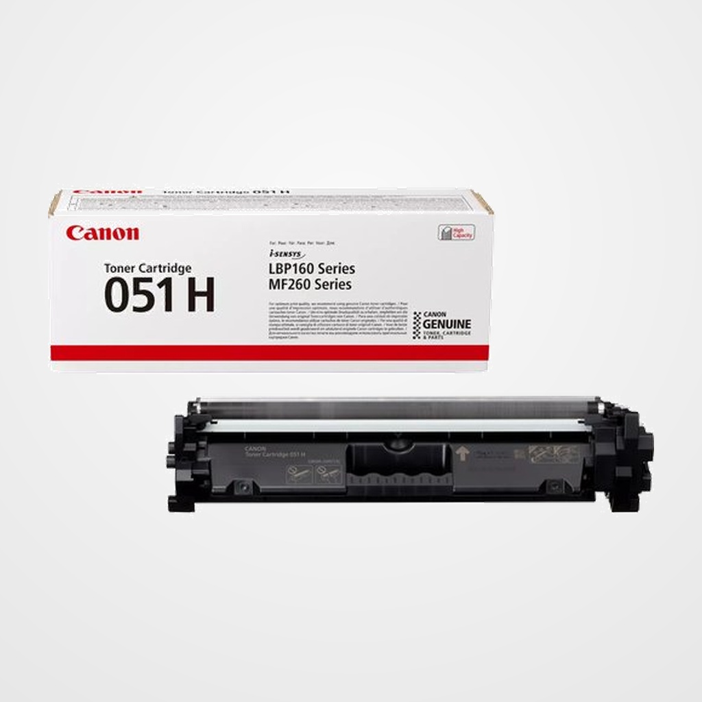 TONER CANON 051H I-SENSYS MF264/MF267/MF269, SATERA LBP161/LBP162 NEGRO (4.100 PAG.) (2169C002)