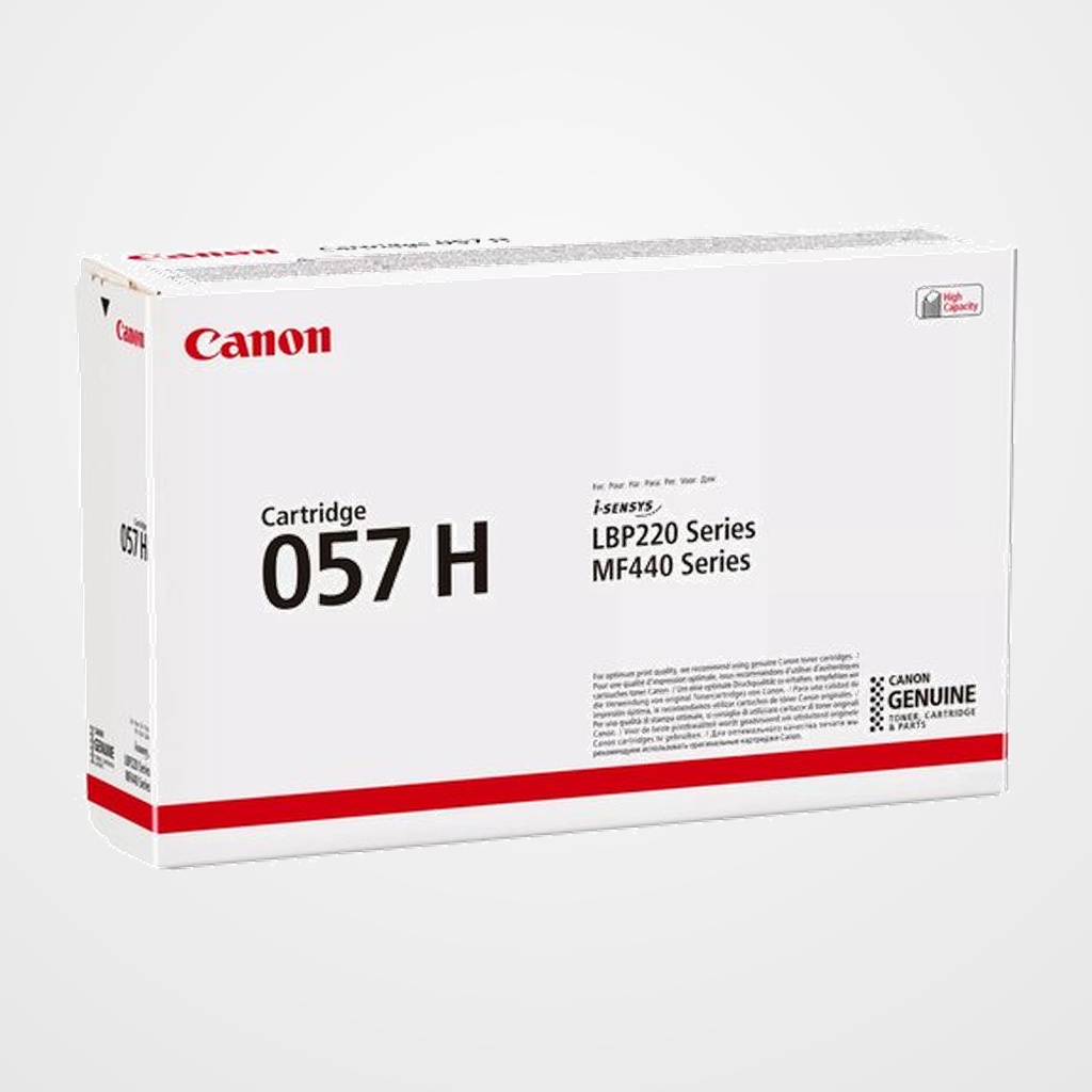 TONER CANON 057H I-SENSYS LBP223DW/MF443DW/MF445DW NEGRO (10.000 PAG.)