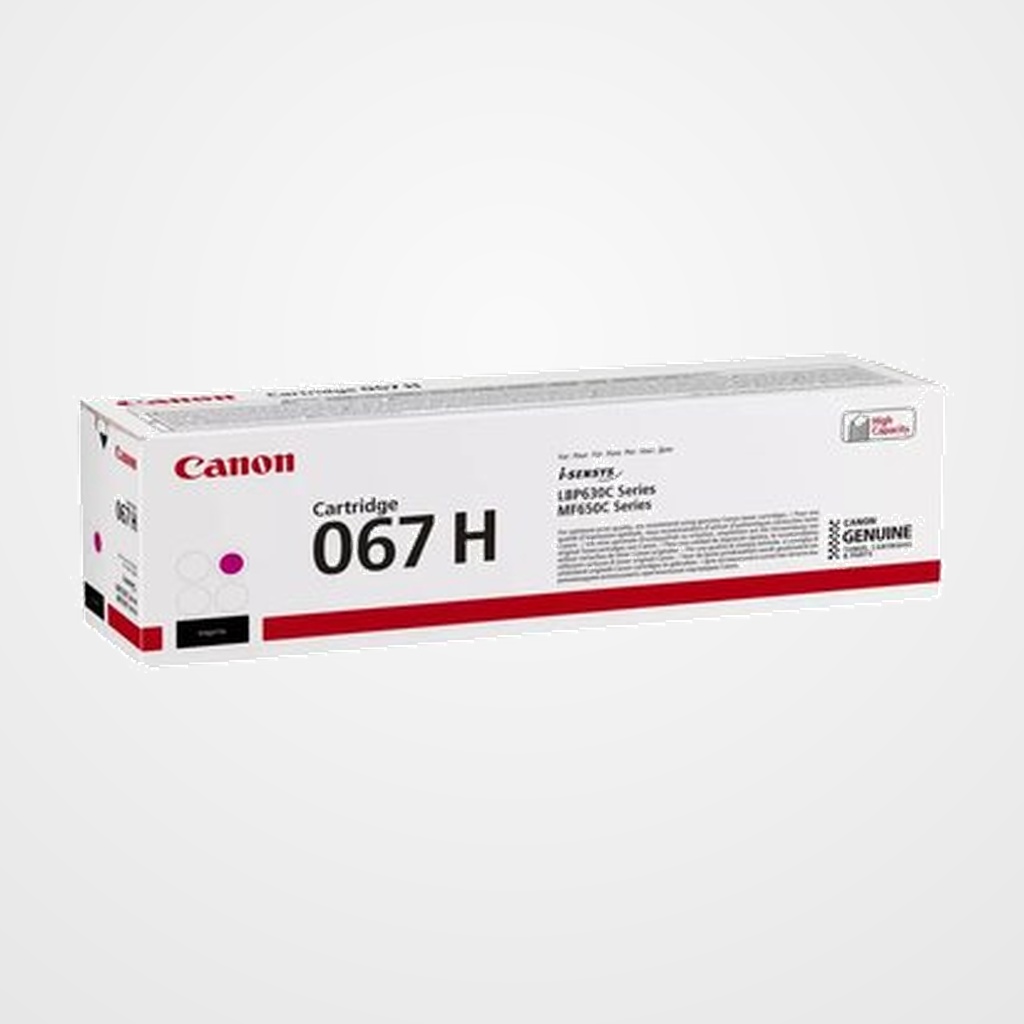 TONER CANON 067H i-SENSYS LBP631 LBP633 MF651 MF655 MF657 MAGENTA (5104C002) (2.350 PAG)