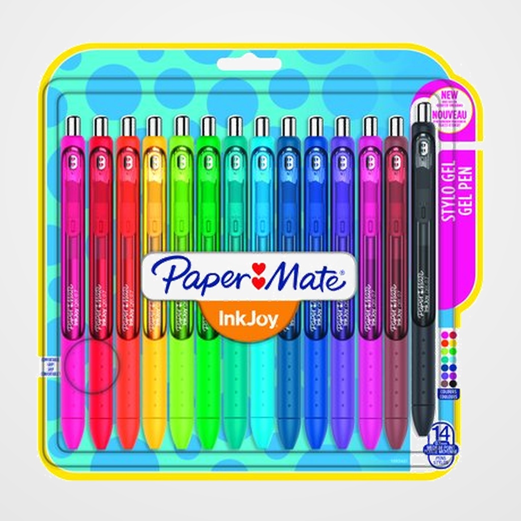 BOLIGRAFO PAPER MATE INKJOY GEL SURTIDO BLISTER de 14