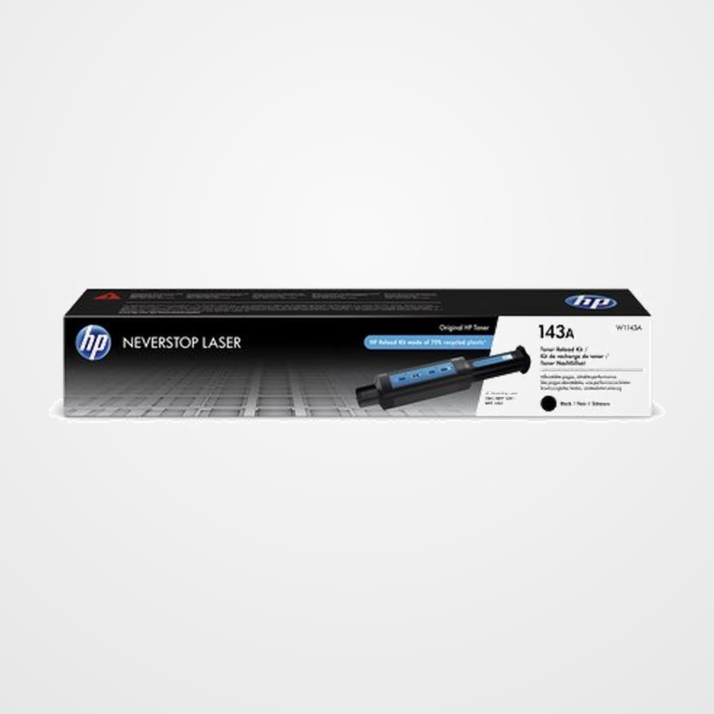 TONER HP Nº 143A W1143A NEVERSTOP 143A NEGRO 2.500 PÁG.