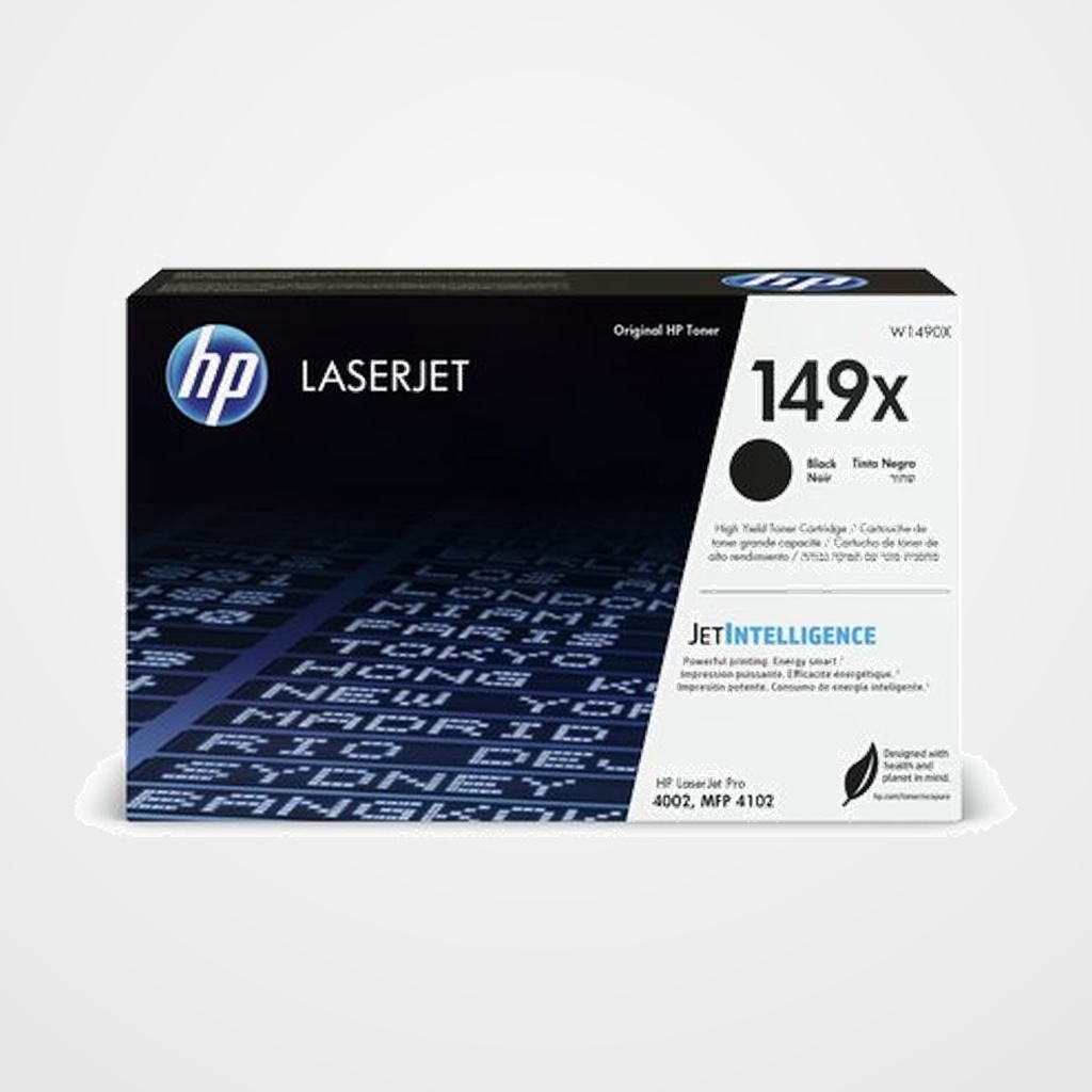 TONER HP Nº 149X W1490X LASERJET PRO 4002/ MFP 4102 NEGRO 9500 PÁG.