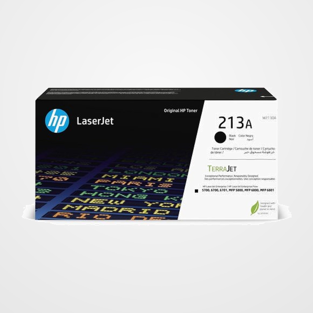 TONER HP Nº 213A W2130A LASERJET ENTERPRISE 5700/5700DN/6701DN/6700/6700DN NEGRO 3.500 PÁG.