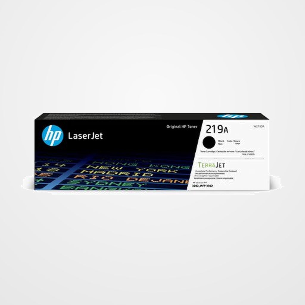 TONER HP Nº 219A W2190A HP LASERJET PRO 3202/LASERJET MFP 3302 NEGRO 1.300 PÁG.
