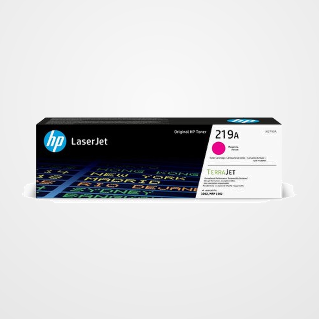[41001507] TONER HP Nº 219A W2193A HP LASERJET PRO 3202/LASERJET MFP 3302 MAGENTA 1.200 PÁG.