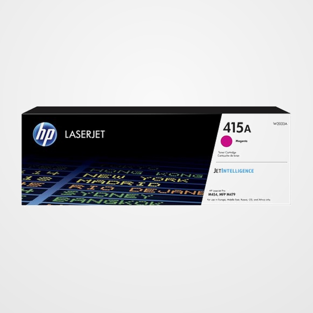 [41001459] TONER HP Nº 415A W2033A LASERJET M479FDW MAGENTA 2.100 PÁG.