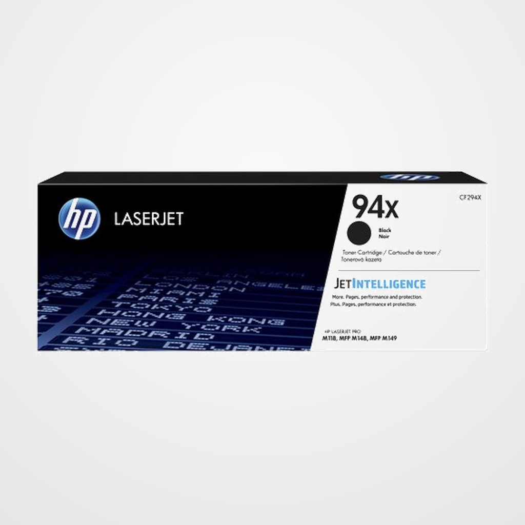 [41001388] TONER HP Nº 94X CF294X LASERJET PRO M118DW, MFP-M148DW/M148FDW NEGRO 2.800 PÁG.