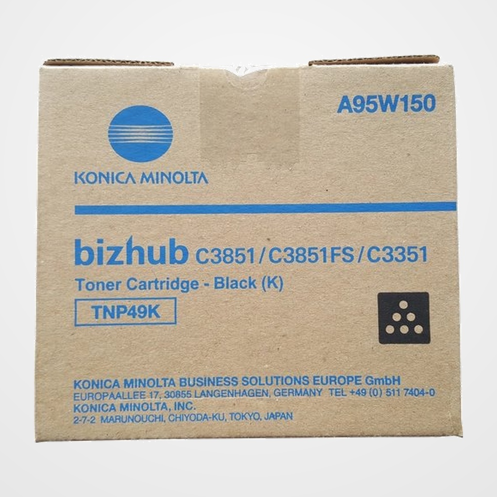 TONER KONICA-MINOLTA TNP49K BIZHUB C3851 NEGRO 13.000 PAG.