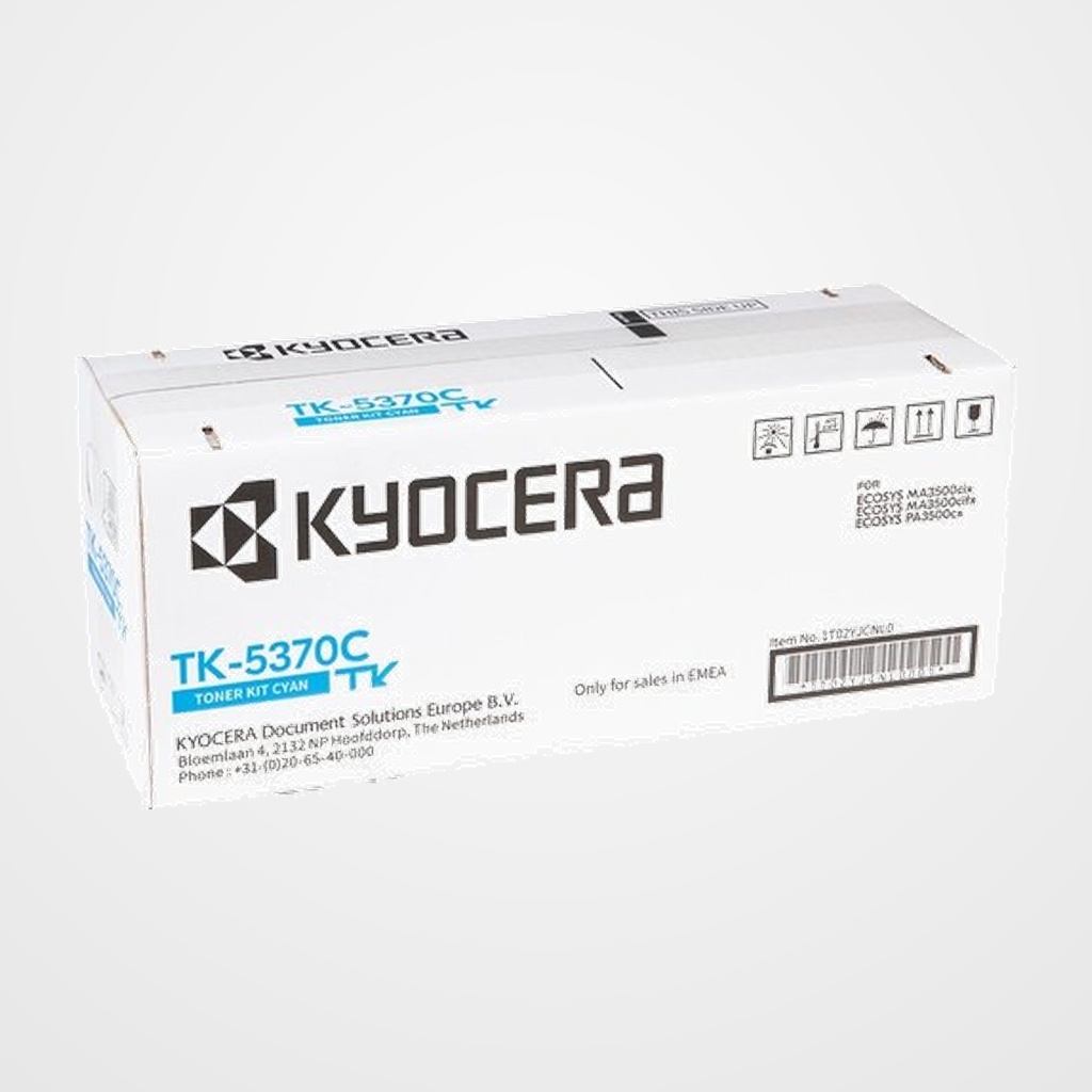 TONER KYOCERA TK-5370C PARA ECOSYS PA3500CX/MA3500CIX/MA3500CIFX CIAN (5.000 pág.)