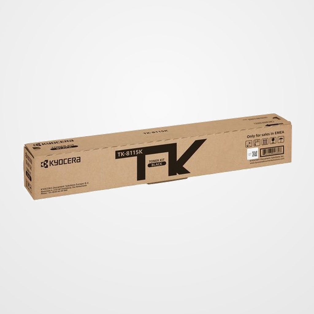 TONER KYOCERA-MITA 1T02P30NL0 TK-8115K ECOSYS M8124/M8130 NEGRO (12.000 pág.)