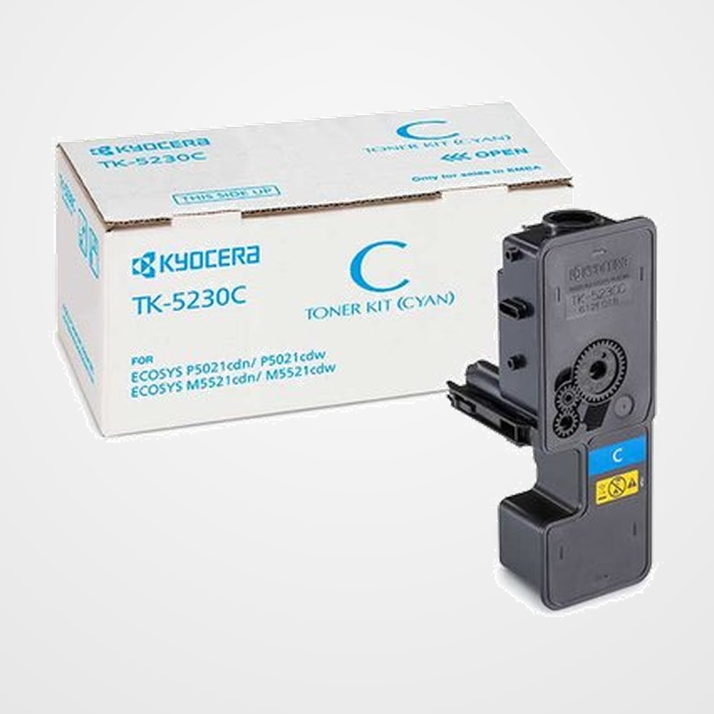 TONER KYOCERA-MITA 1T02R9CNL0 TK-5230C ECOSYS M5521CDN/M5521CDW/M5521CDW-KL3/P5021CDN/P5021CDN-KL3/P5021CDW CIAN (2.200 pág.)