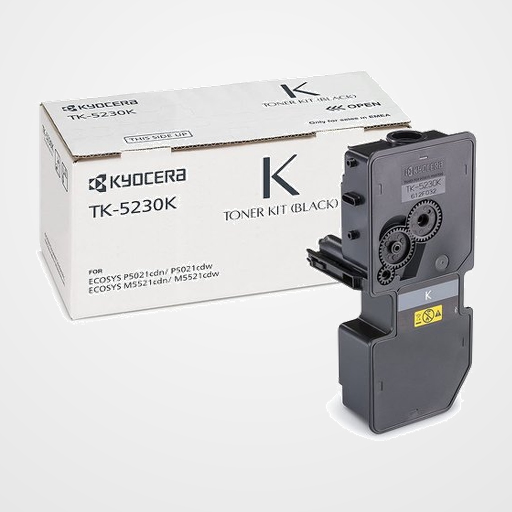 TONER KYOCERA-MITA 1T02R90NL0 TK-5230K ECOSYS M5521CDN/M5521CDW/M5521CDW-KL3/P5021CDN/P5021CDN-KL3/P5021CDW NEGRO (2.600 pág.)