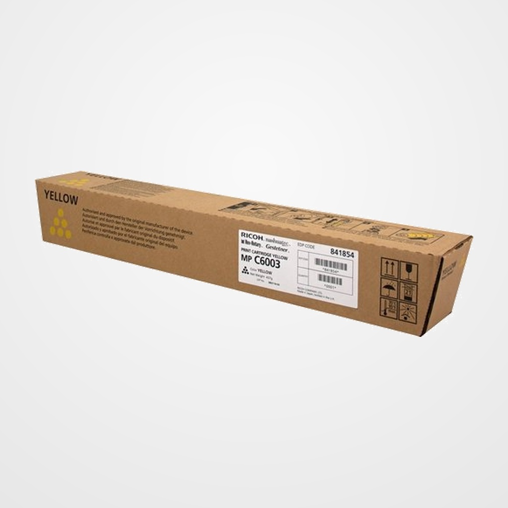 TONER RICOH 841854 MP-C6003, MP-C4503 AMARILLO (22.500 Paginas)