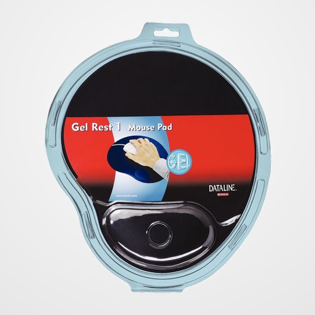 [42101349] ALFOMBRILLA RATON DATALINE CON REPOSAMUÑECAS GEL AZUL